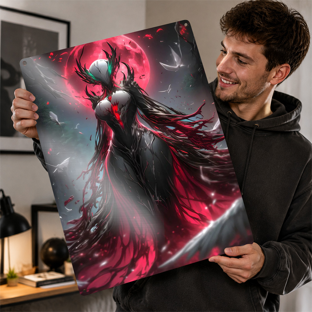 Women Accessories Poster - Dark Fantasy Woman 3D Printed Texture