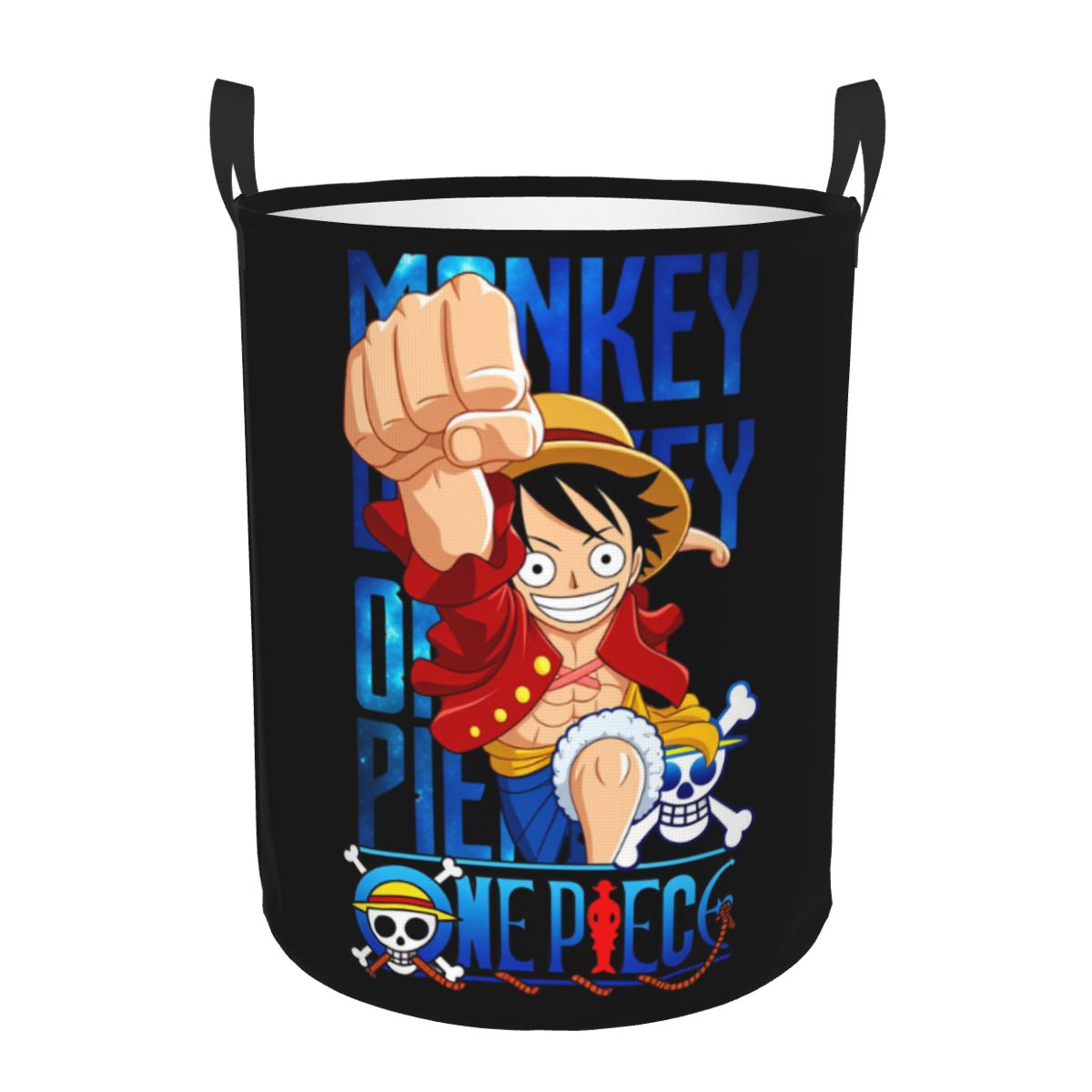 Women Accessories Hamper - Luffy One Piece Laundry Hamper Large