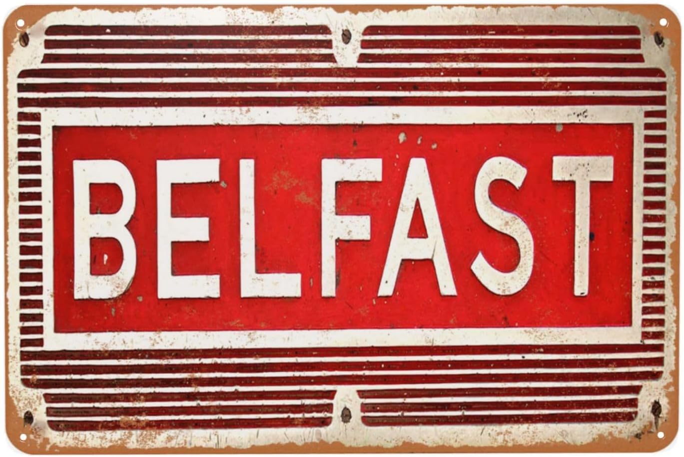 Women Accessories Poster - Vintage Metal Sign, Belfast Tin Signs,