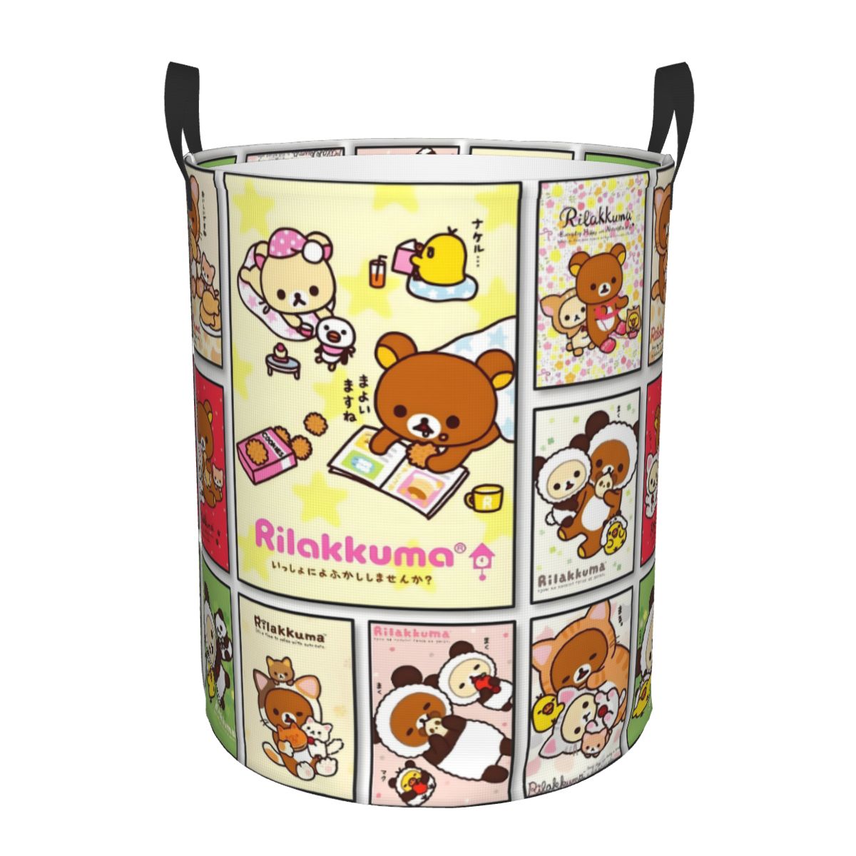 Women Accessories Hamper - Anime Rilakkuma Cartoon Kawaii Laundry Hamper