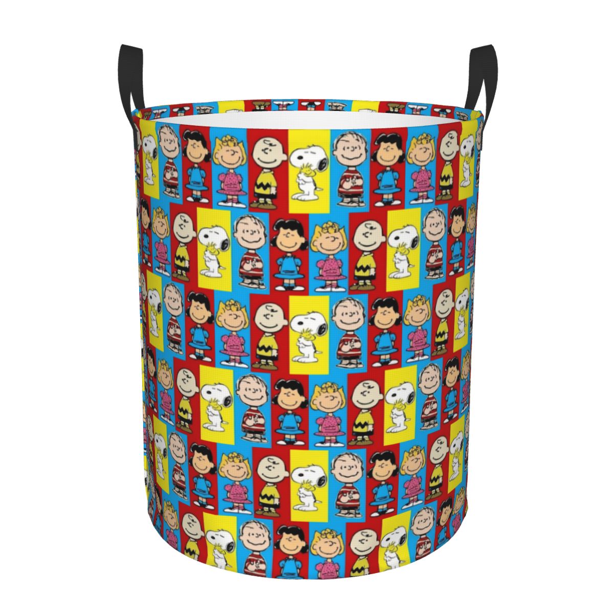 Women Accessories Hamper - Checkered Plaid S-Snoopy Laundry Hamper Large