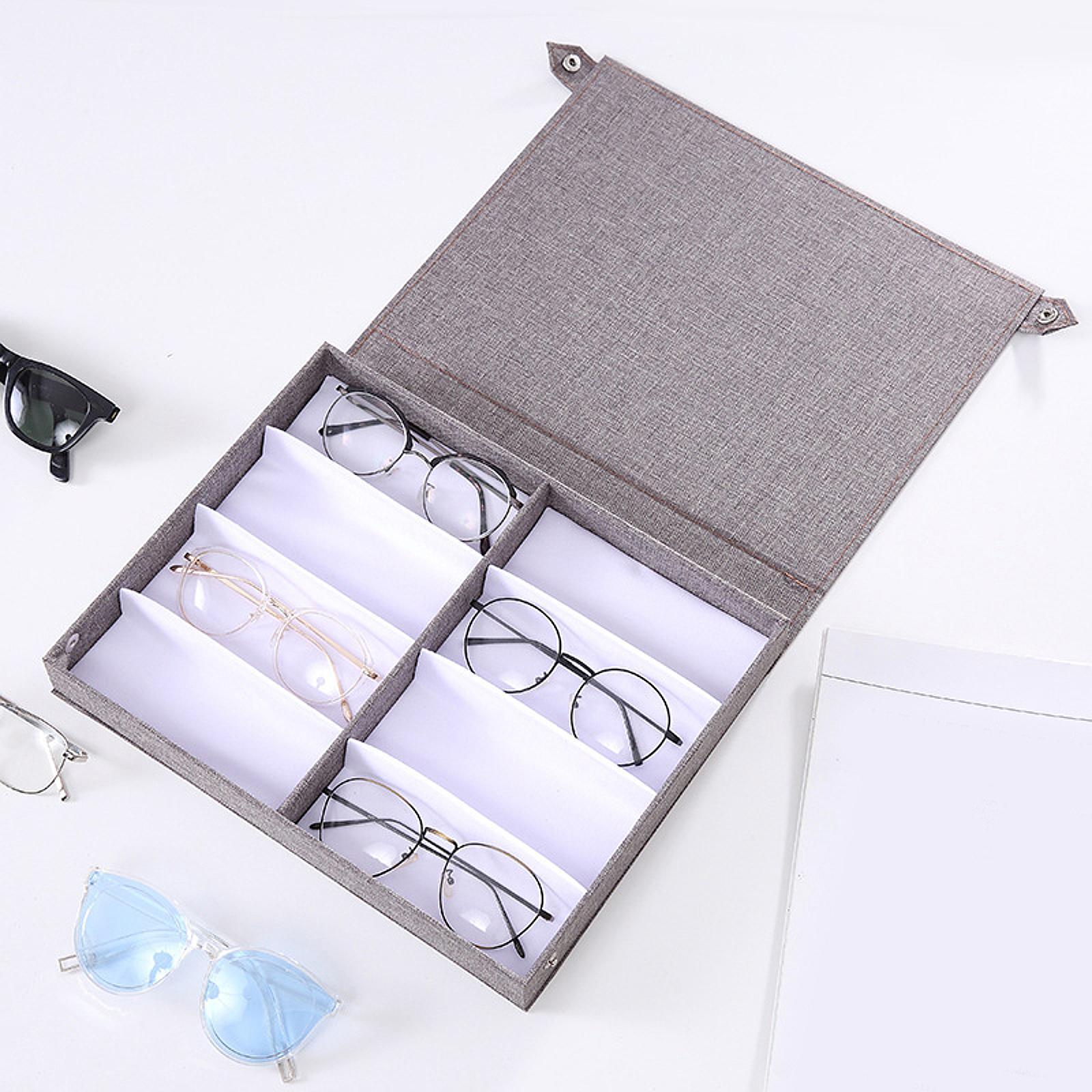 Women Accessories Store - 8 Slot Glasses Organizer Eyewear Storage