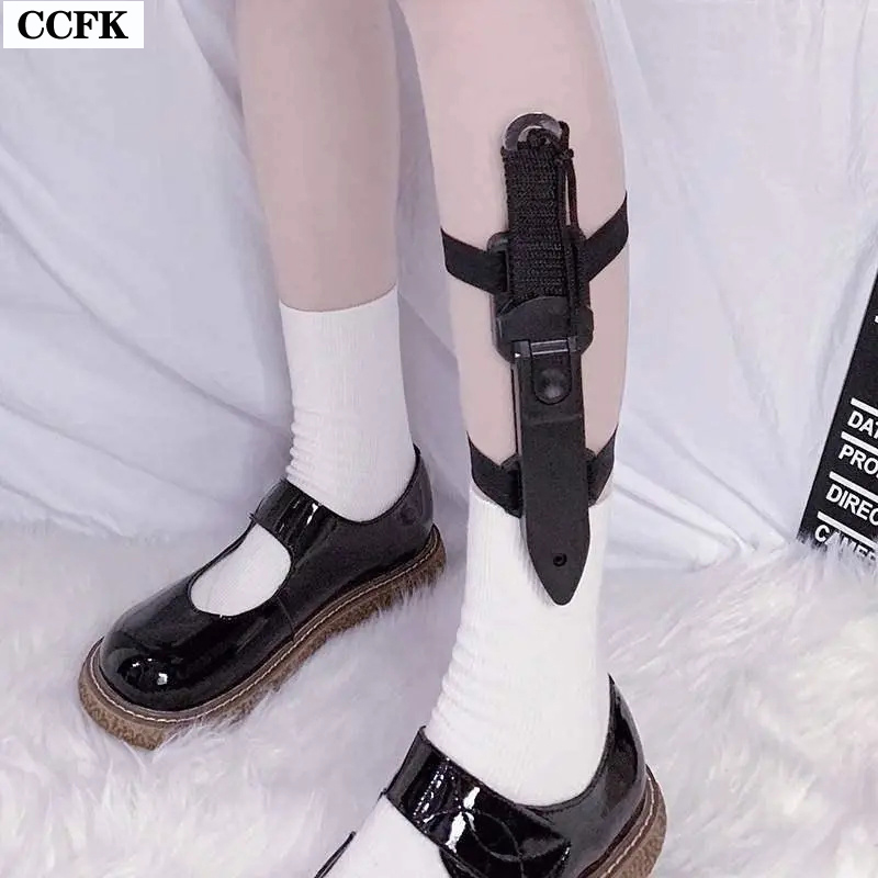 Women'S Emo Accessories - Goth Leg Ring Kawaii Knife Protector