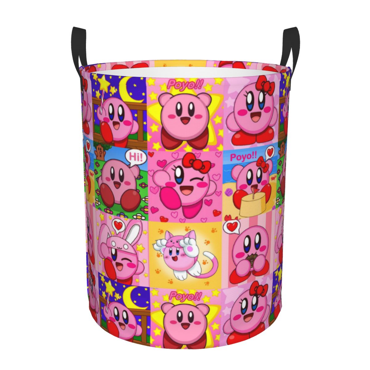 Women Accessories Hamper - K-Kirbys Anime Laundry Hamper Large Storage