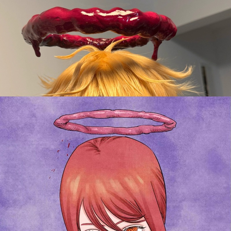 Anime Makima Cosplay Chainsaw  - đánh giá và giá Women'S Red Accessories