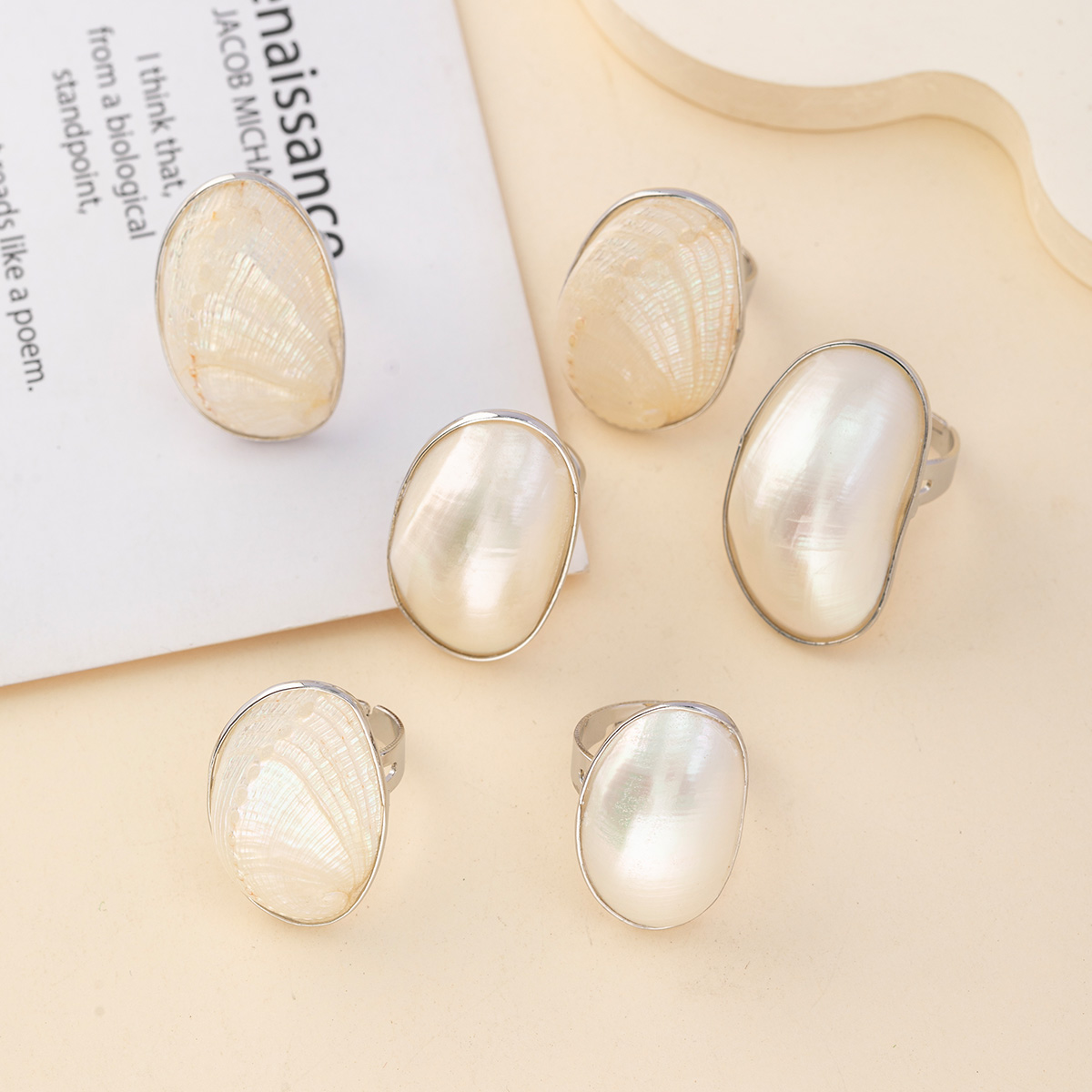 Vintage Chunky Shell Rings for - đánh giá và giá Women Accessories Outlet