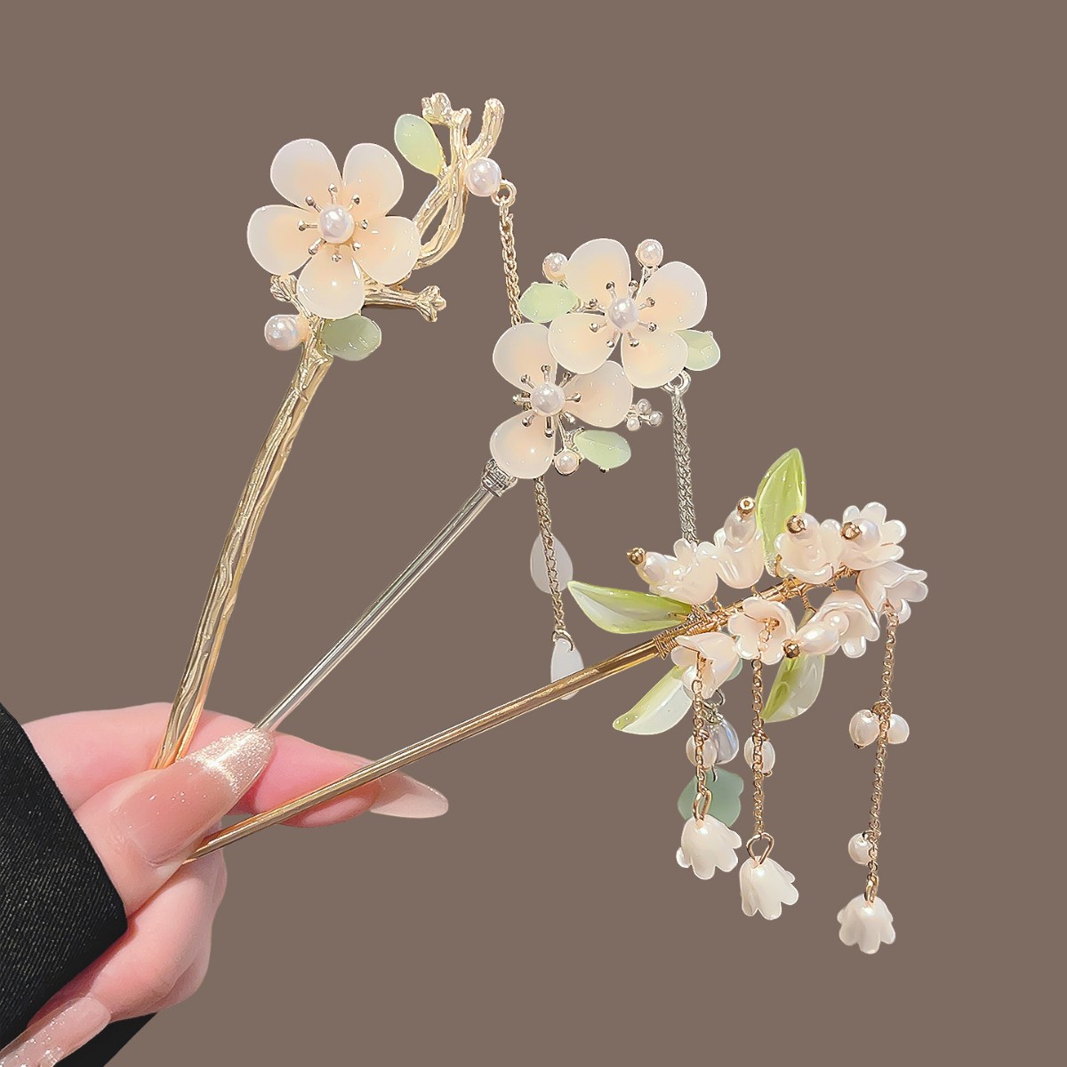 Vintage Chinese Style Tassel H - đánh giá và giá Pearl Hair Pin