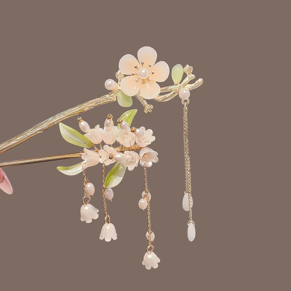Vintage Chinese Style Tassel H - đánh giá và giá Pearl Hair Pin