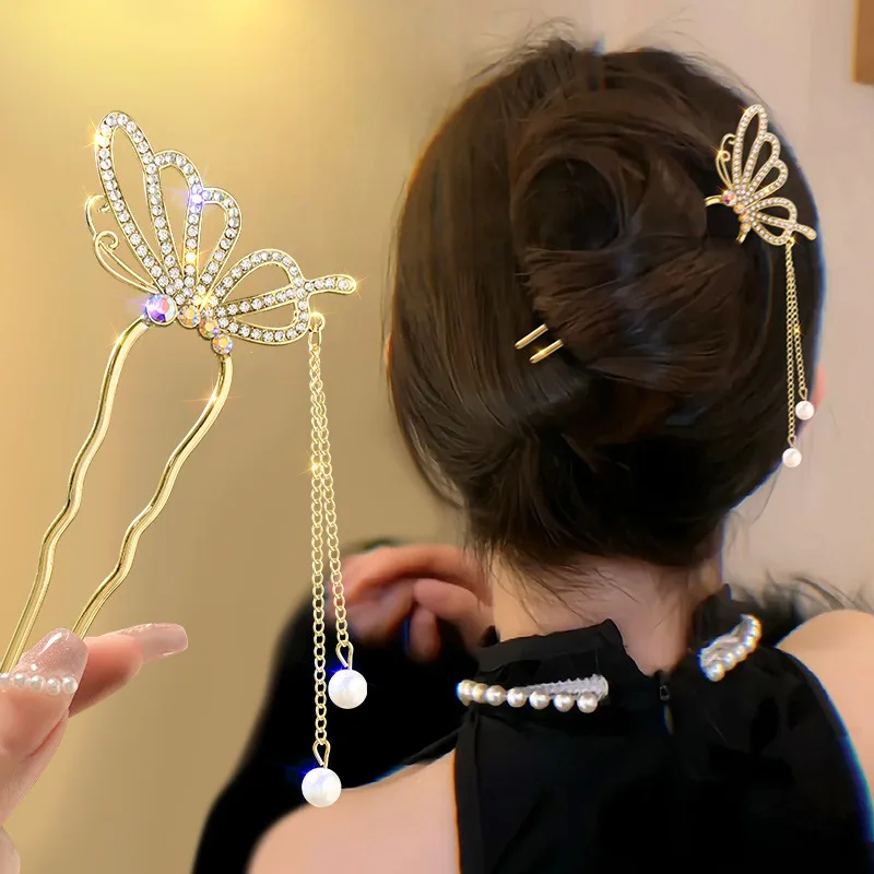 Antique style pearl rhinestone - đánh giá và giá Pearl Hair Pin