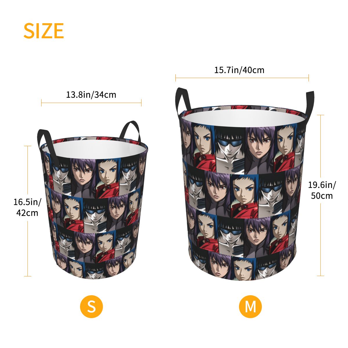 Ghost In The Shell Laundry Ham - đánh giá và giá Women Accessories Hamper