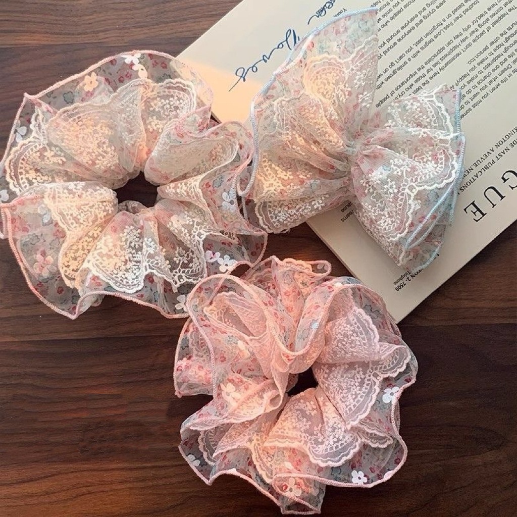 Pink and Green Floral Lace Tri - đánh giá và giá Women Accessories Shop Design
