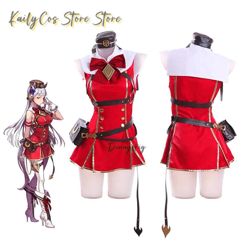 Gold Ship Cosplay Costume Wig  - đánh giá và giá Women'S Red Accessories