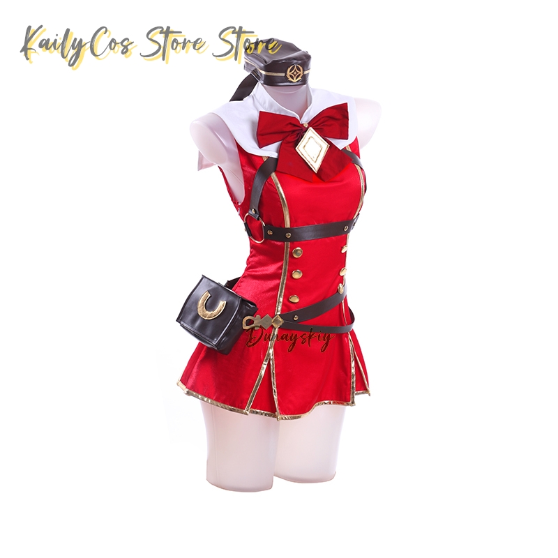Gold Ship Cosplay Costume Wig  - đánh giá và giá Women'S Red Accessories