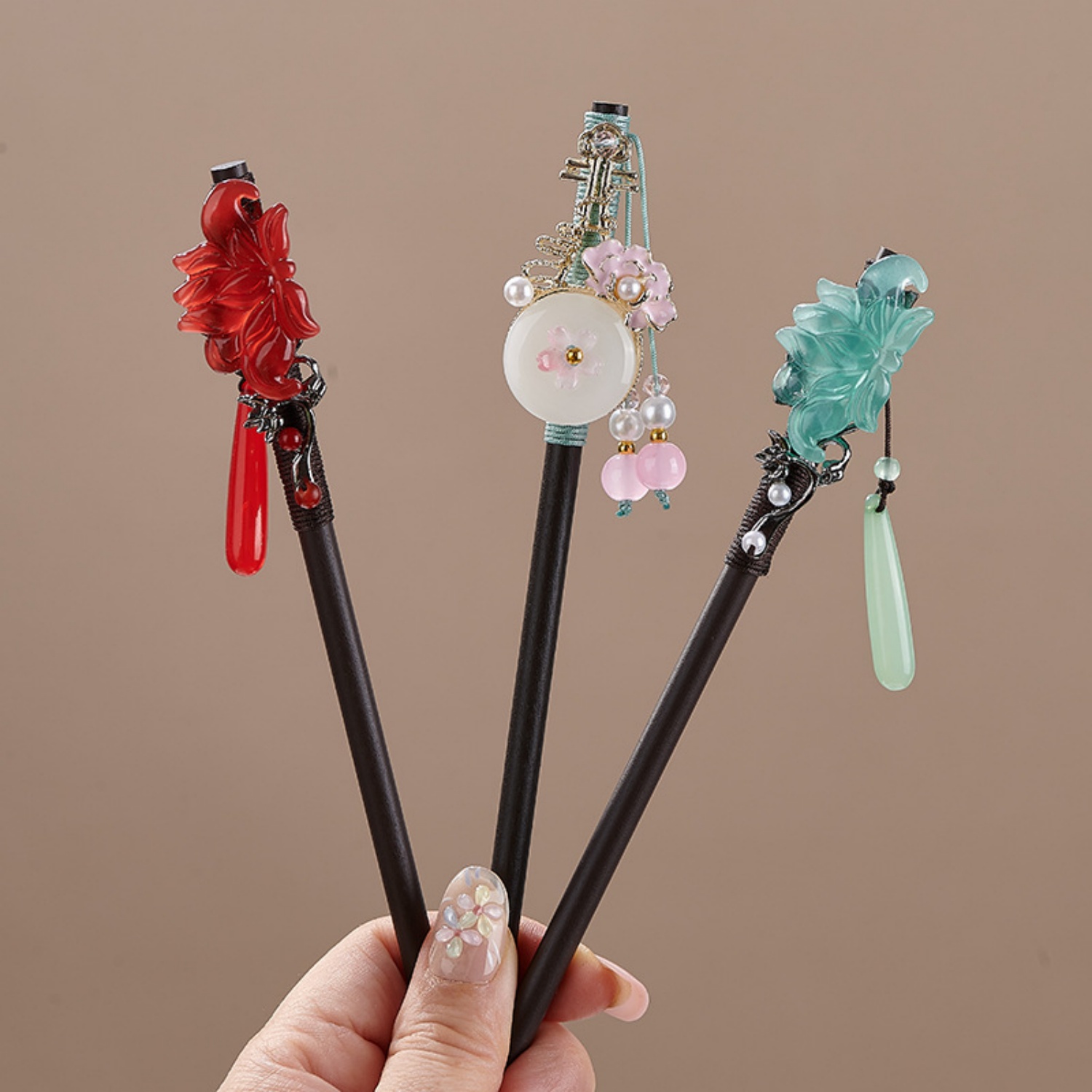 Vintage Flower Hairpin For Wom - đánh giá và giá Pearl Hair Pin