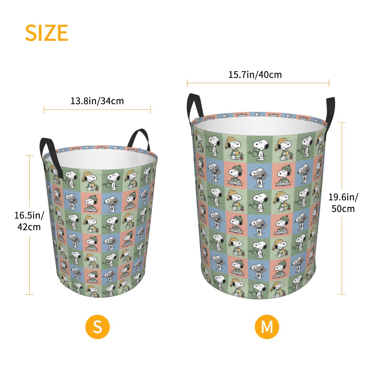 S-Snoopy Checkered Plaid Laund - đánh giá và giá Women Accessories Hamper