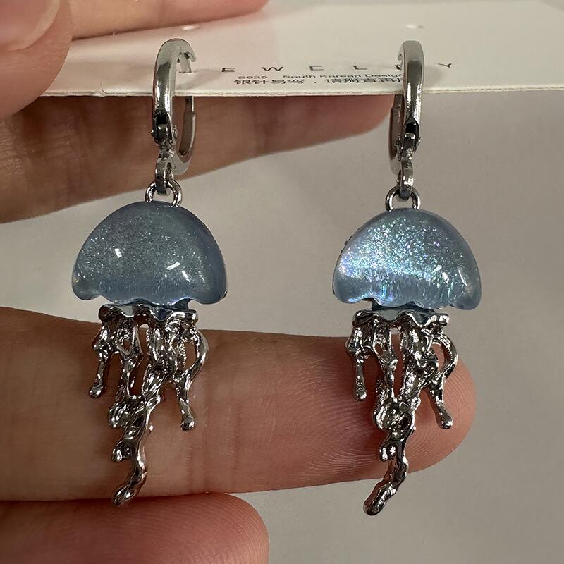 Cute Blue Jellyfish Ocean Pend - đánh giá và giá Women'S Emo Accessories