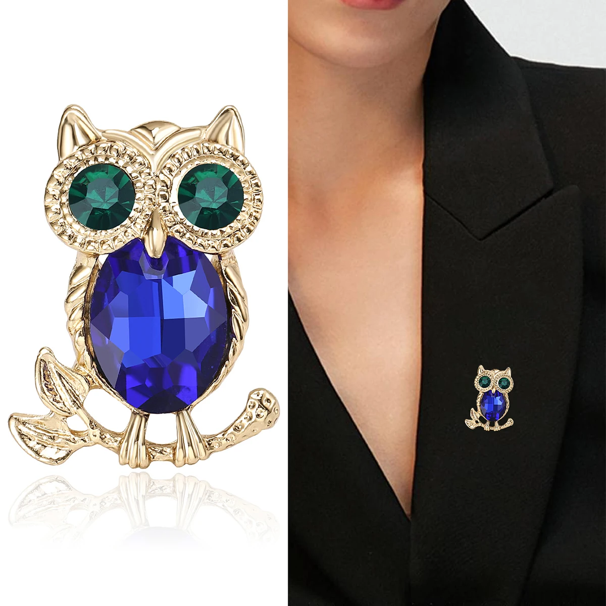 Rhinestone Owl Brooches for Wo - đánh giá và giá Women'S Accessories Categories