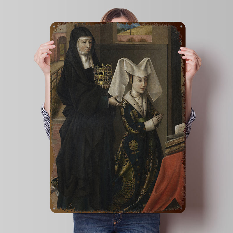 Religious Painting of Two Wome - đánh giá và giá Women Accessories Poster