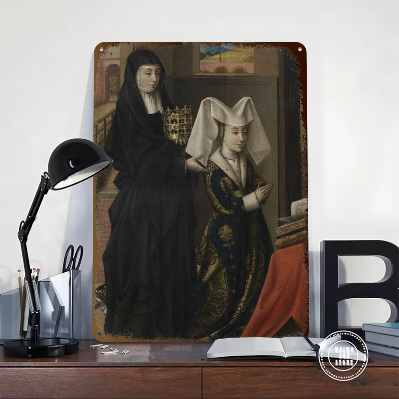 Religious Painting of Two Wome - đánh giá và giá Women Accessories Poster