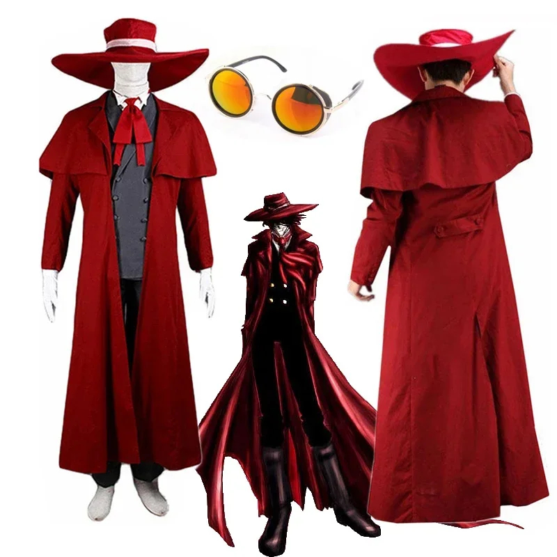 Anime Hellsing Alucard Cosplay - đánh giá và giá Women'S Red Accessories