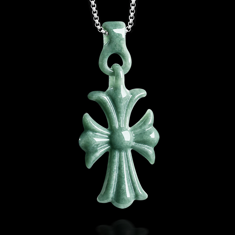 Natural Burmese Jadeite Cross  - đánh giá và giá Women'S Accessories