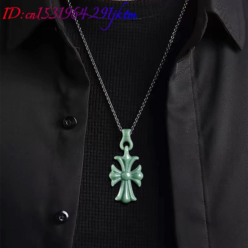 Natural Burmese Jadeite Cross  - đánh giá và giá Women'S Accessories
