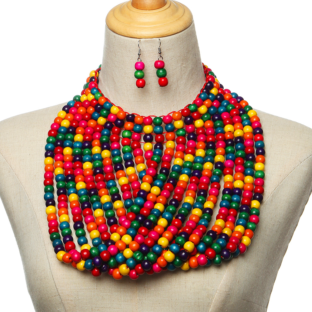 African style wood bead fringe - đánh giá và giá Women'S Accessories Amazon