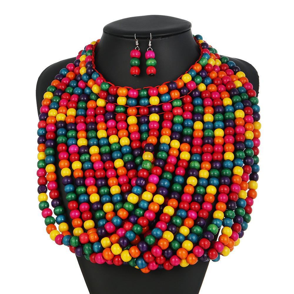 African style wood bead fringe - đánh giá và giá Women'S Accessories Amazon
