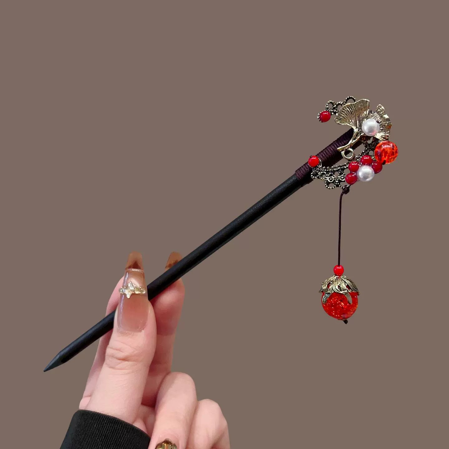 Antique Wooden Hairpin Women's - đánh giá và giá Pearl Hair Pin