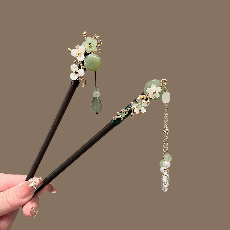 Antique Wooden Hairpin Women's - đánh giá và giá Pearl Hair Pin