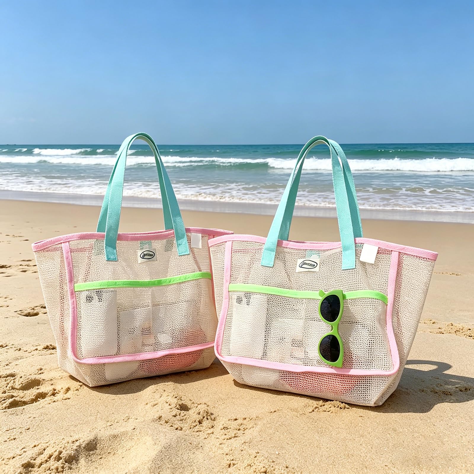 Beach Bags for Women Colorful  - đánh giá và giá Women'S Accessories