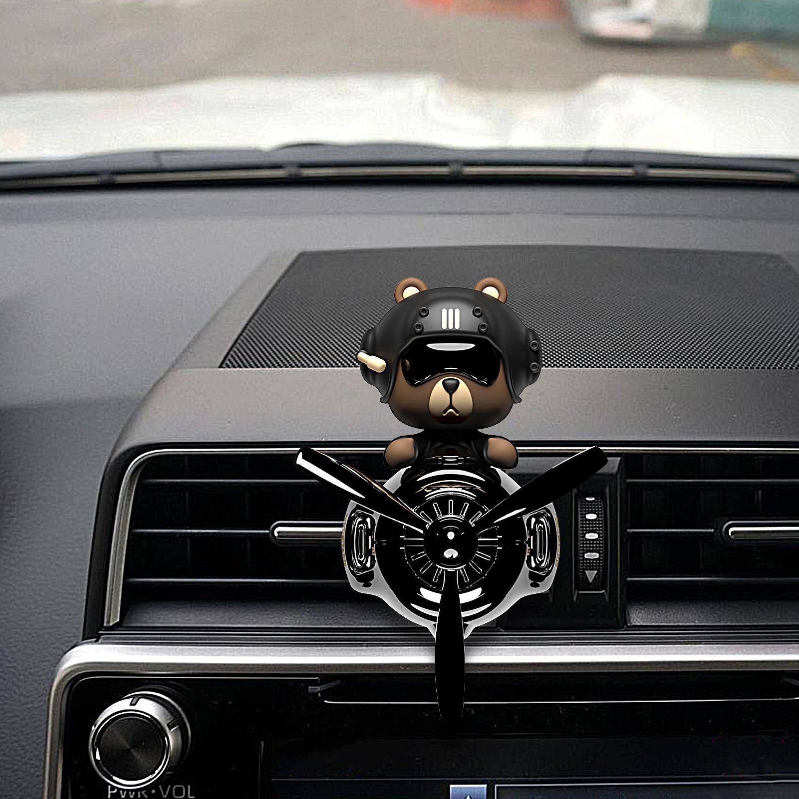 Rotating pilot bear ornaments  - đánh giá và giá Women Accessories Outlet
