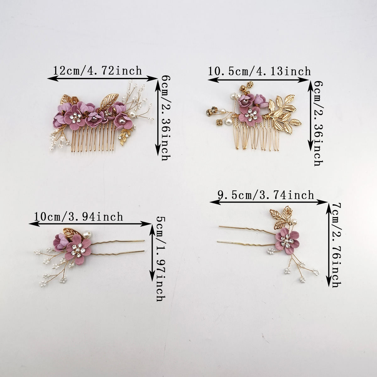 4pcs Pearl Zircon Luxury Hair  - đánh giá và giá Pearl Hair Pin