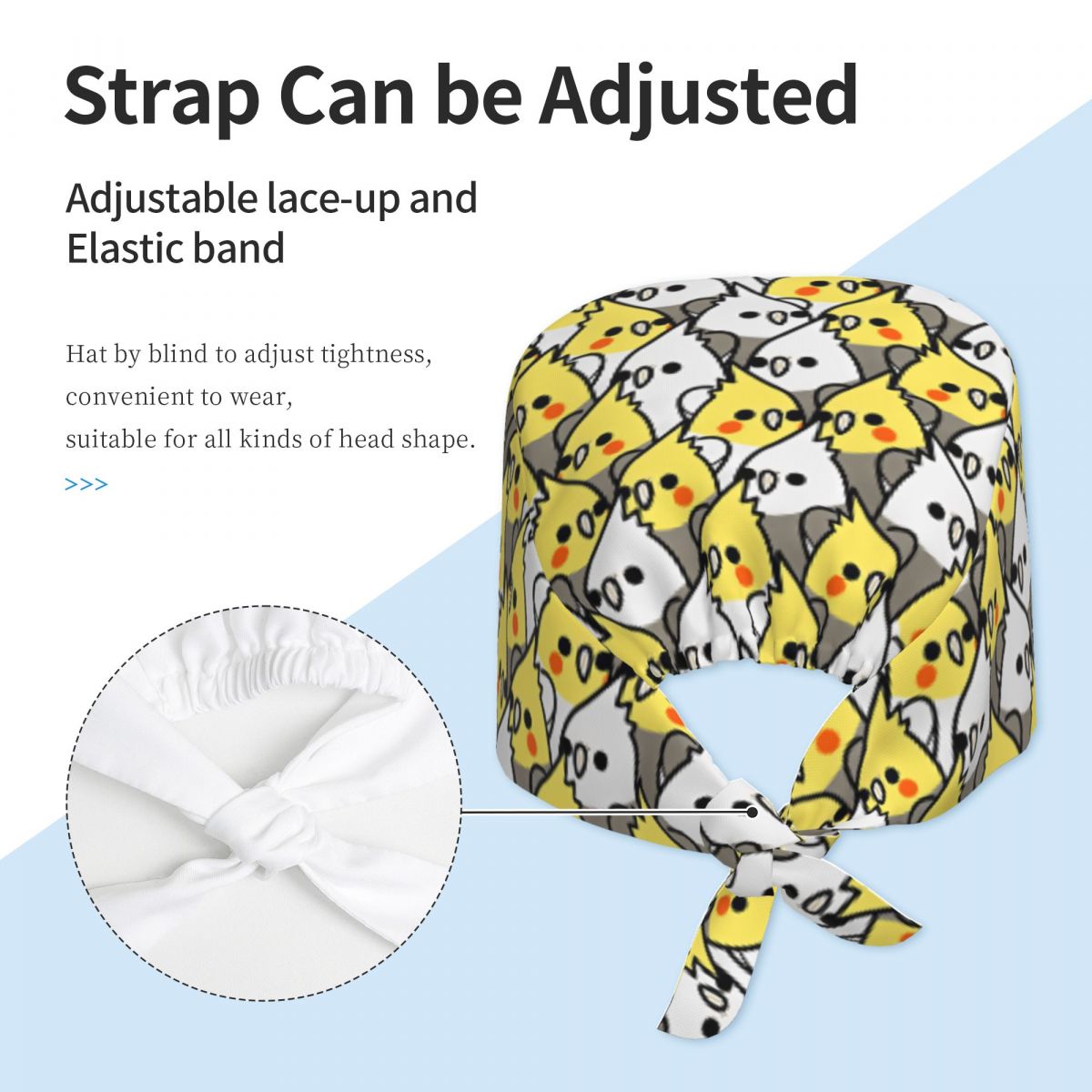 Scrub Caps Too Many Birds Cock - đánh giá và giá Women Accessories Poster