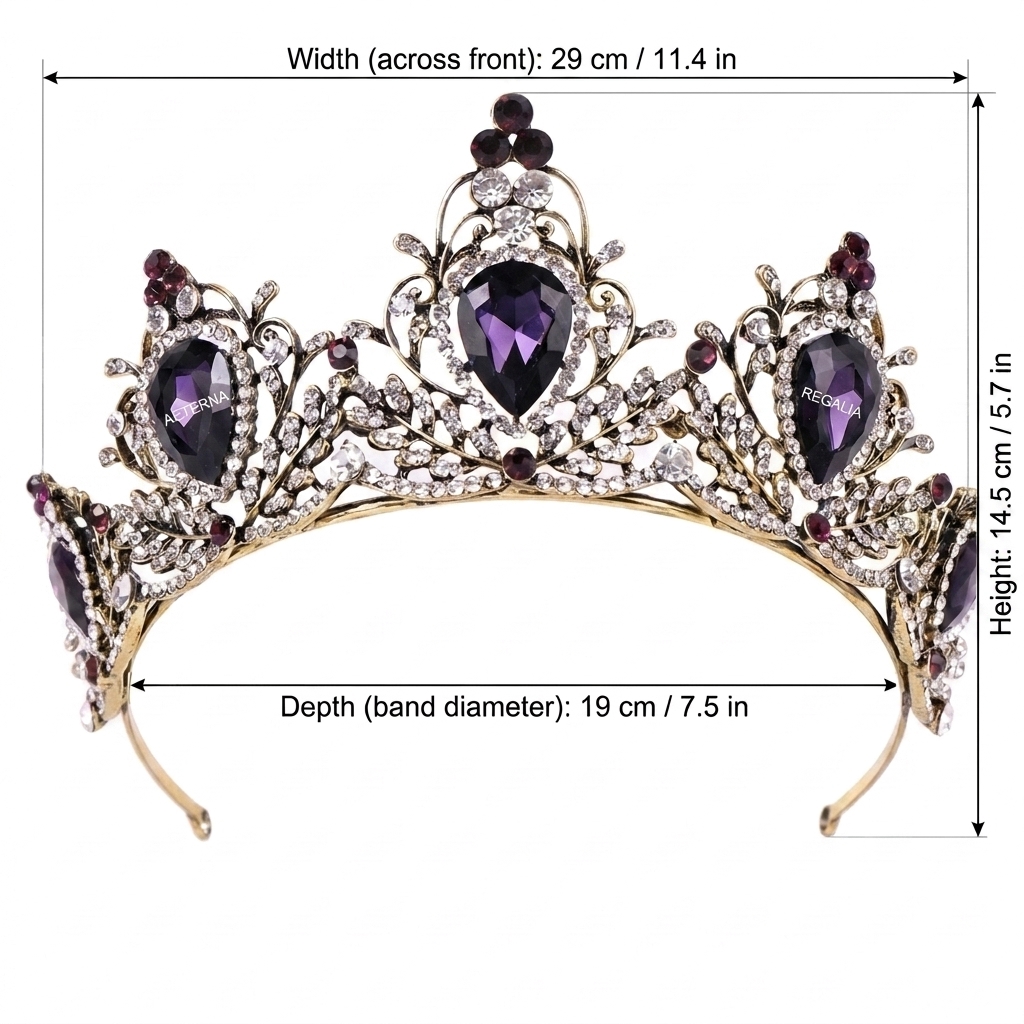 Crown Headpiece Lightweight Ba - đánh giá và giá Women'S Vintage Accessories