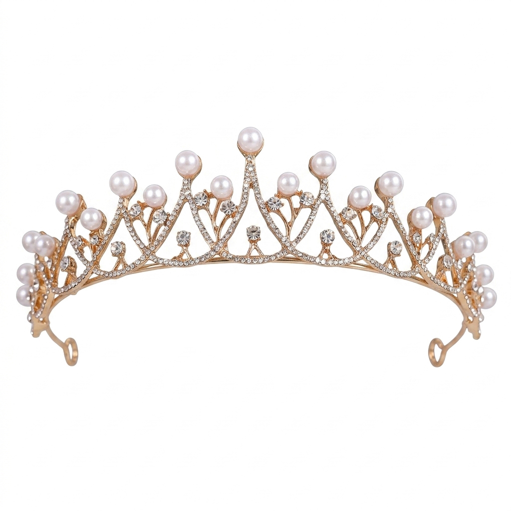 Bridal Crown Headpiece Pearl L - đánh giá và giá Women'S Vintage Accessories