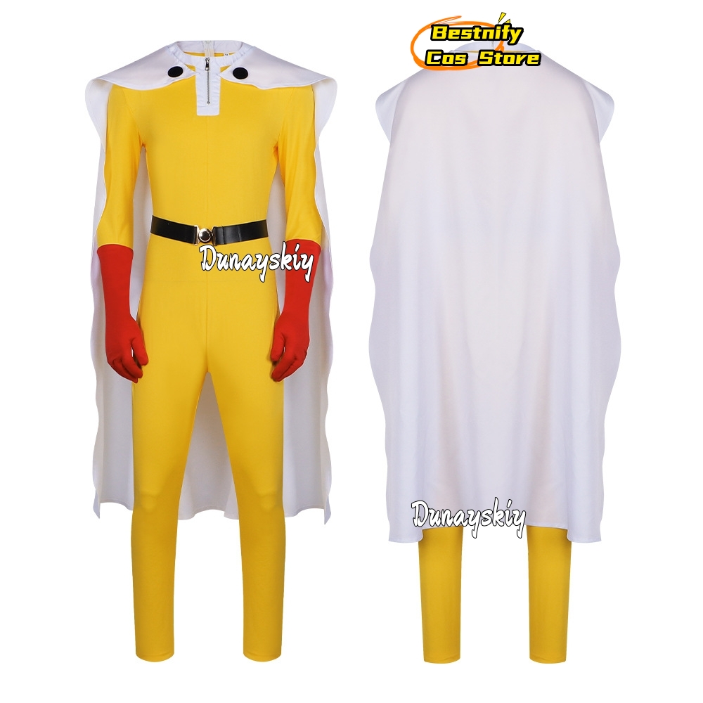 Saitama MAN Cosplay Jumpsuit C - đánh giá và giá Women'S Red Accessories