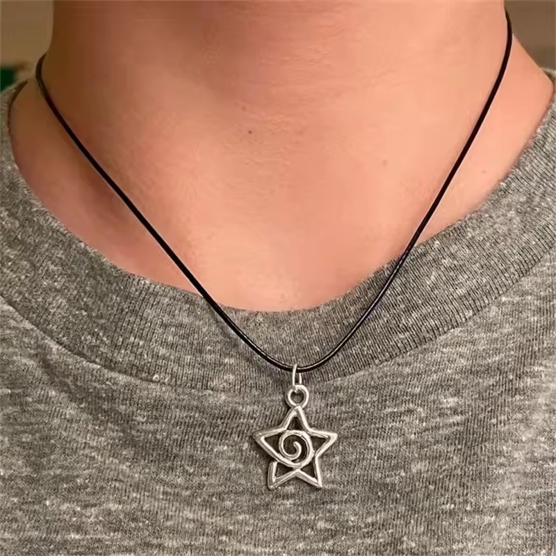 Gothic Black Cross Star Pendan - đánh giá và giá Women'S Emo Accessories