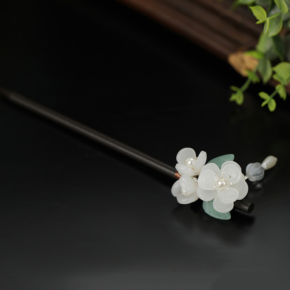 Retro Flower Hairpin With Pear - đánh giá và giá Pearl Hair Pin