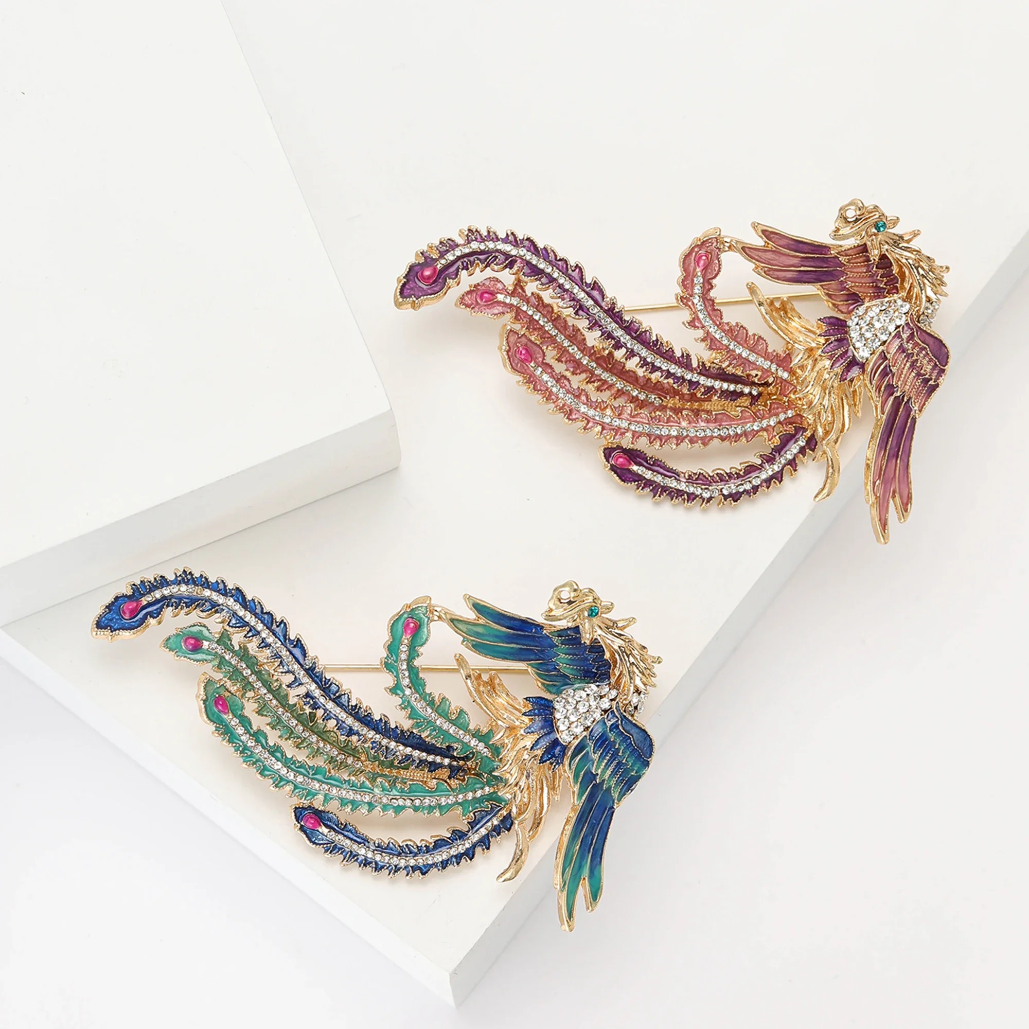 Rhinestone Phoenix Brooches fo - đánh giá và giá Women'S Accessories Categories